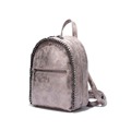 Fashion MINI Backpack Korean Style Paillette Knitting Edge Bag Backside Zipper Pocket Women Designer Retro Small