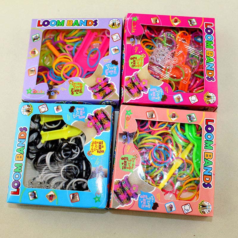 Buy Loom Bands+S clips+Hook Loom Band Children's DIY