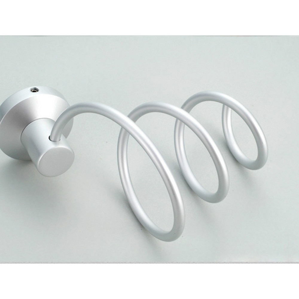 Bathroom wall shelf wall mounted hair dryer rack storage hairdryer ...