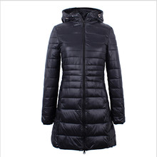 2015 New Winter Jacket Women Cotton Coat Slim Parkas Ladies Coat Long Hooded Plus Size Ultra