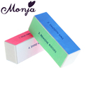 2Pcs 4 Ways Nail Art Sponge Buffer Block Set 3D Manicure Pedicure Tips Polisher Buffing Filing