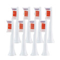 8pcs HX3014 Electric Sonic Toothbrush Replacement Fits For Philips Sonicare Brush Heads Soft Bristles Precision Clean