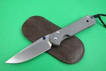 New wild Boar Chris Reeve Sebenza 21 Folding Knife KnifeD2 Blade With Stone Wash TC4 Titanium