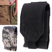 New Army Camo Bag Mobile Phone Hook Loop Belt Pouch Sleeve Holster Cover Case Large Size For Cubot X16, Vkworld VK700X Phone