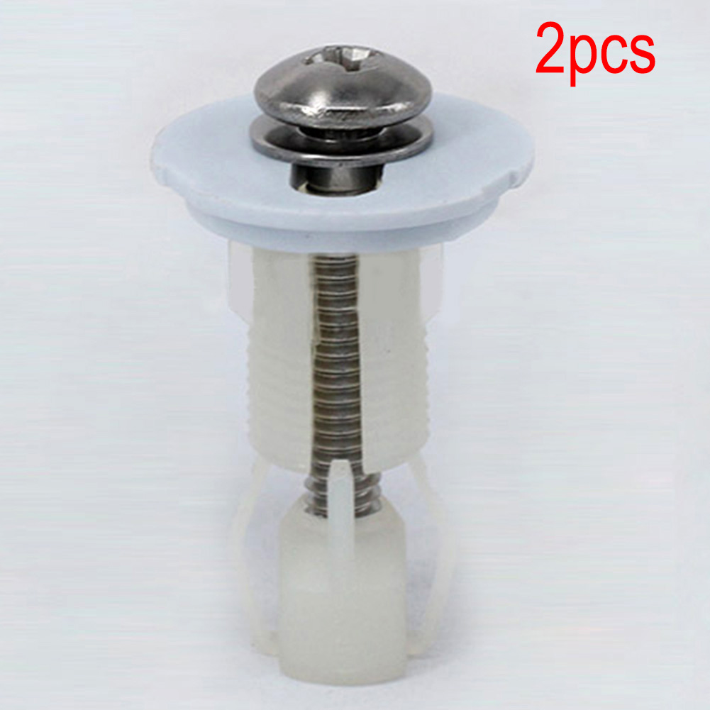 Toilet Seat Hinges Commode Cover Screw Well Nuts Blind Hole Fixings