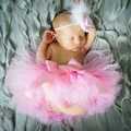 Toddler Newborn Baby Girl Cute Tutu Skirt Headband Photo Prop Costume Outfit
