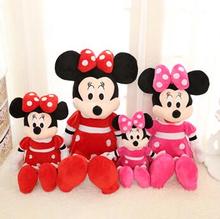 40cm High quality hot sale new Minnie Mouse plush toys for children’s birthday gift present 1pcs minnie
