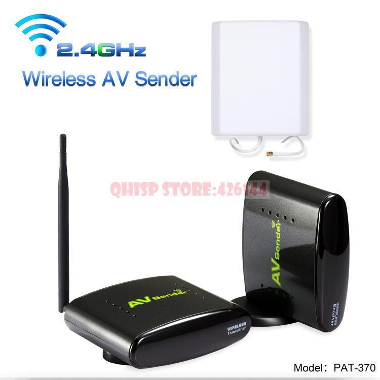 PAT-370 2.4GHz 500m Wireless AV A/V Audio Video Sender Transmitter and Receiver With EU US UK AU Plug for PAT370