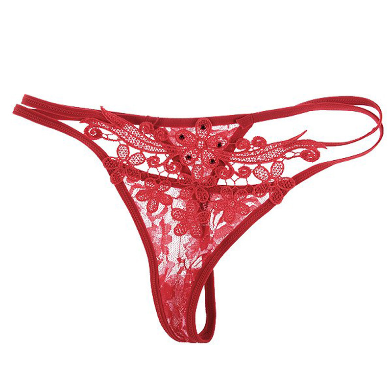 Sexy Women Lace Thongs G-string Thongs Panties Knickers Fashion Lingerie Un...