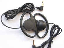 Soft Single-side MONO Hook Earbud Headphone Free Shipping By POst