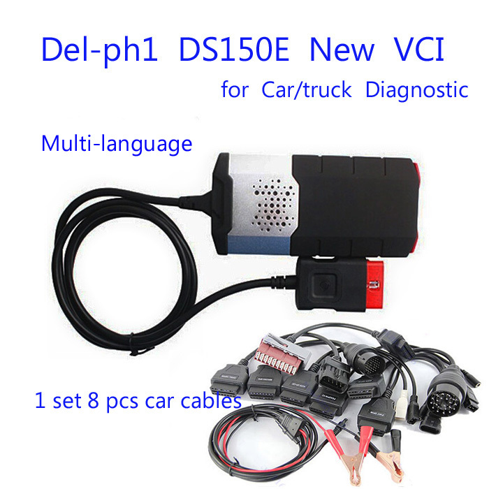  Vci ( 2014R2 + Keygen ) TCS CDP DS150E  Delphis    Autocom  /  OBD2  +  8  
