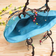 Wholesale 2015 Summer New Arrival Starry Straw Bag Women Handbag Lady Beach Bag Starfish Pattern Women