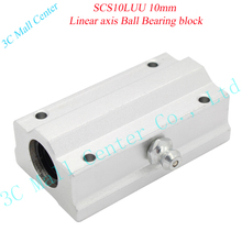 4pcs x SC10LUU SCS10LUU 10mm Linear axis Ball Bearing block, Lengthen Bearing pillow Bolck Linear unit for CNC 3d printer