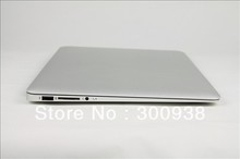 Freeshipping 13 3 Inch Aluminium Alloy Metal Ultrabook Laptop With Intel Celeron 1037U Dual Core 1