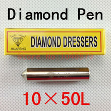 10mm Dia 50mm Length Grinding Wheel Diamond Dressing Pen Dresser Tool,Head for the natural diamond