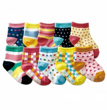 Baby hosiery kd socks 20pcs=10pairs baby socks anti slip character cotton socks novelty shoe gifts for baby boy and girl slipper