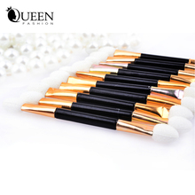 Eyeshadow Applicator,20pcs/lot Professional Sponge Double Ended Make Up Supplies,Portable Eye Shadow Brushes,Cosmetic Tools