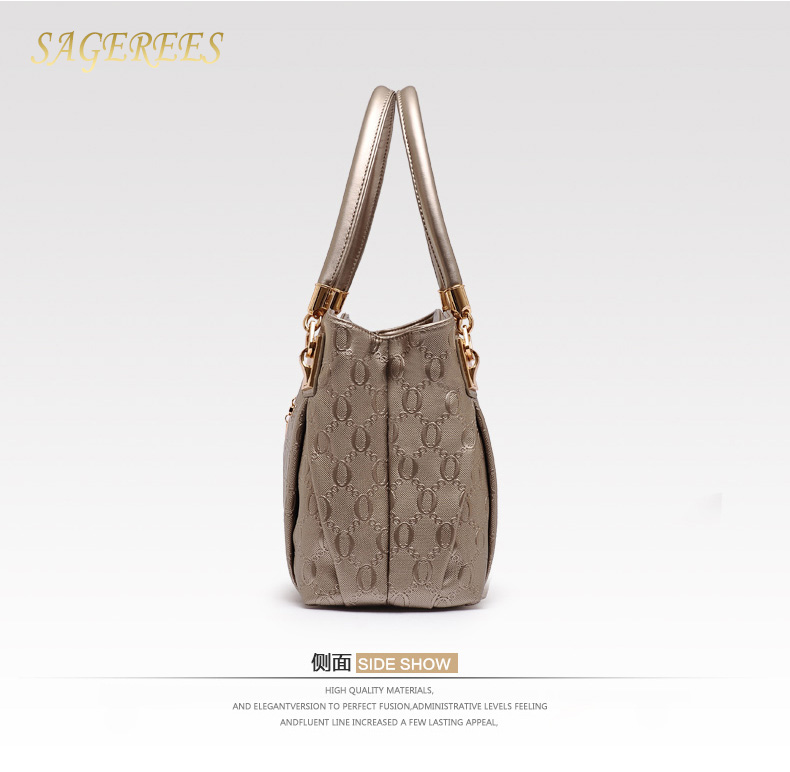 2015 Fashion Brand 3 Sets Bags High-grade Pu Leather Handbag Women