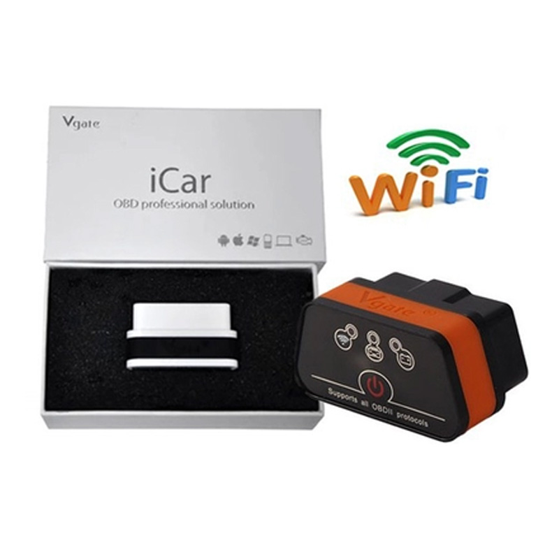 Good Quality Vgate Wifi iCar 2 OBDII ELM327 iCar2 wifi vgate OBD diagnostic interface for IOS