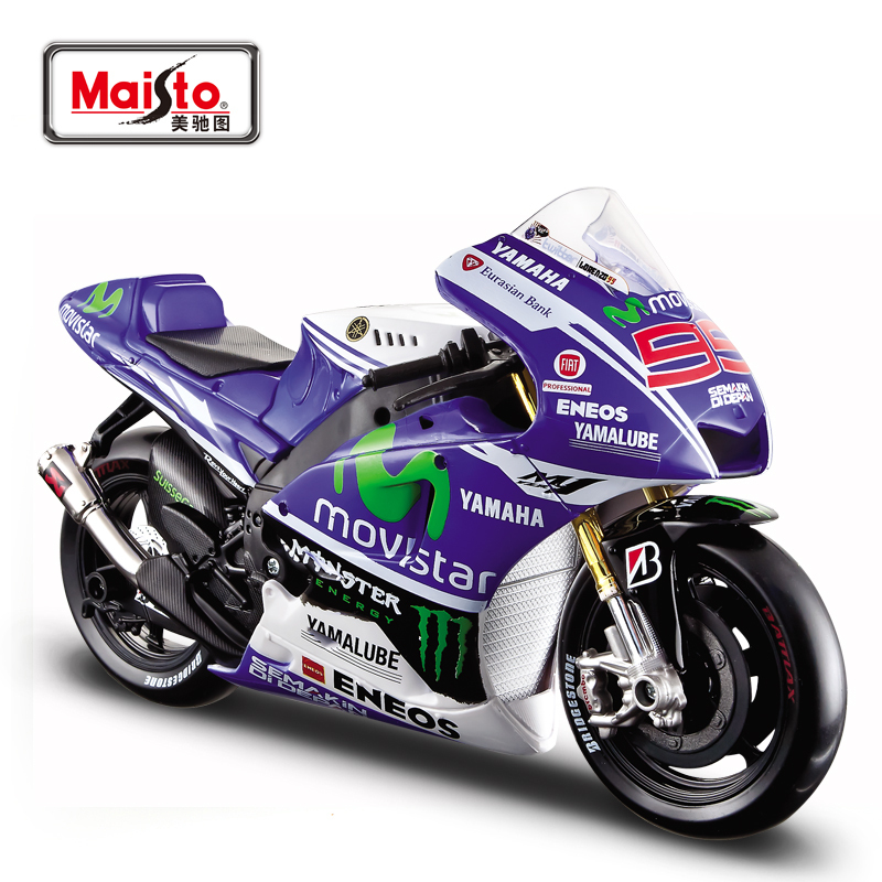 Maisto 1:10 Yamaha YZR-M1 MotoGP Racing alloy model Motorcycle toy gift collection