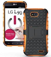 Dual Layer Armor Silicone Hard Shell Hybrid Kickstand Case Combo Cover For LG Optimus L90 D405