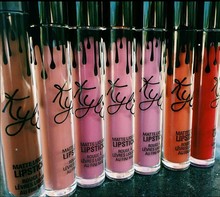 wholesale Kylie Lip Kit by kylie jenner Lipstick Kylie set with Eyekiner lip gloss liquid lipstick matte 8 colors