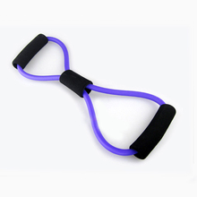 3PCS Resistance Bands Rope Tube Workout Exercise For Yoga 8 Type Fashion Body Fitness Suspension Trainer