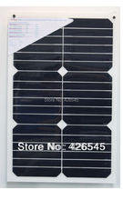 18 Вт высокая эффективность sunpower полугибкий солнечные панели для 12 В зарядное устройство
