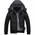 winter 2017 men cotton padded jacket thick hooded jacket Men winter outerwear wadded Waterproof warm duck