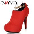 ENMAYER High Quality Sexy Winter Boots Designer Women Thigh High