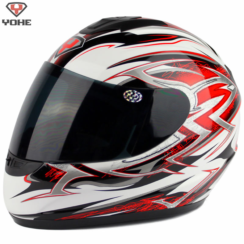 Motorcycle-helmet-white-and-red-yh-993-2