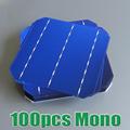 Hot Sale 100pcs 4 4 W 18 18 2 high efficiency 156 Mono monocrystalline Solar Cell
