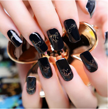 2015 new fashion classical sexy beauty glitter stylish pattern nail wraps 3d nail art stickers