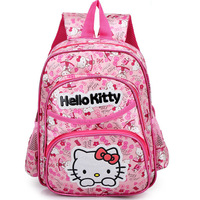 2015 New kids cartoon schoolbag girls backpack Children back bags Travel bag Free shipping