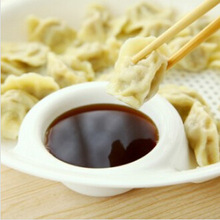 Large plastic dish with vinegar dumplings dish draining versatile two layer disc eat dumplings dish fruit