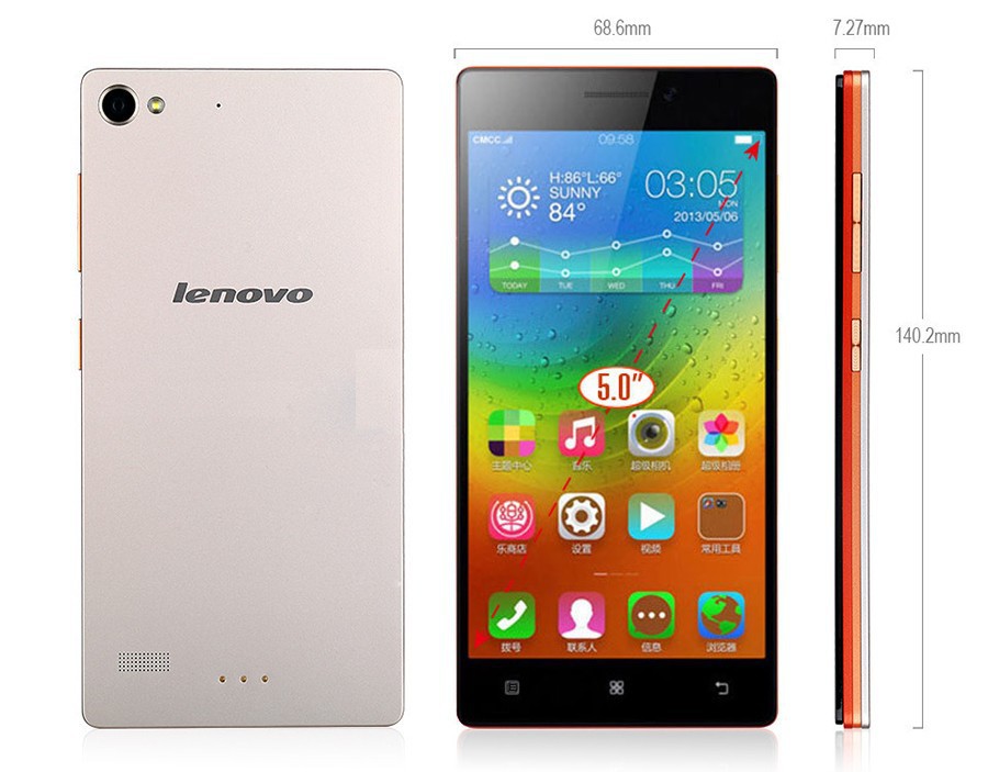 New Original Lenovo Vibe X2 Mobile Phone MTK6595m Octa Core 2G RAM 32G ROM Android 4