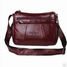 Fashion All match Women s Messenger Bag 100 Genuine Leather Handbags cowhide shoulder crossbody bags for