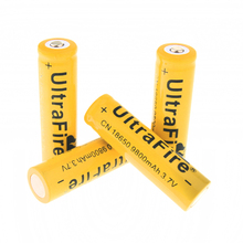 4pcs lot 3 7V 18650 UltraFire 9800mAh Li ion Rechargeable Battery For Flashlight Torch Free Shipping