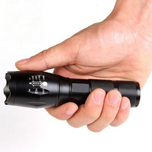 ultrafire cree XML-T6 3800 lumen 5 modes 500 meters led flashlight torch waterproof shoker lanterna for 1×18650 or 3xAAA