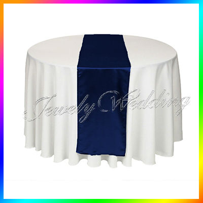 table Runner 10pcs Navy Supply Blue 12inch  Wedding blue runners x  108  navy Table Party inch