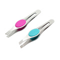 1pcs Professional Lady Stainless Steel Slant Tip Hair Removal Eyebrow Eye Brow Tweezers Face Nose Hair