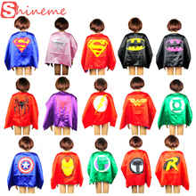 1 pc kids superhero capes movie hero baby superhero costumes for boys girls children birthday gift Party supplies heros cosplay