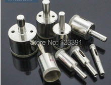 13 unids/set 3 mm 4 mm 5 mm 6 mm 7 mm 8 mm 9 mm 10 mm 11 mm 12 mm 13 mm 14 mm 15 mm de base del diamante de cristal abridor agujero del azulejo / agujero de cerámica sierras