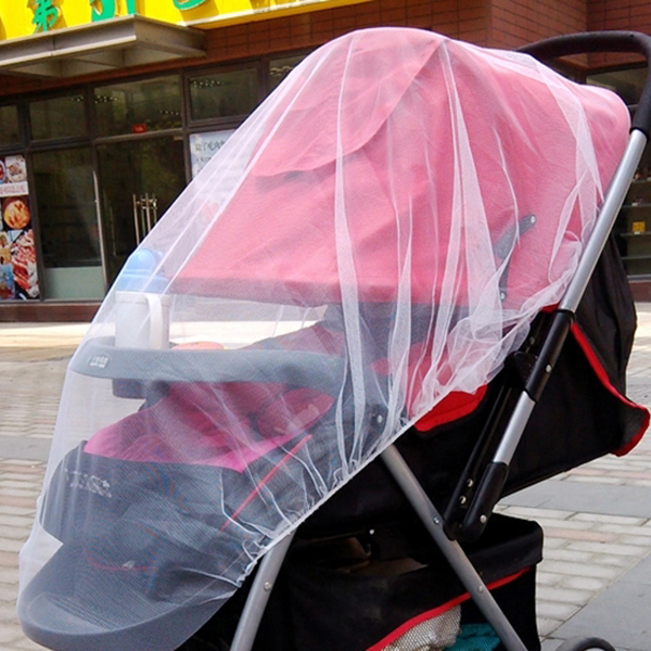 Free Shipping New Easy Infants Baby Stroller Pushchair Pram Mosquito Insect Net Netting Cover Mesh Buggy
