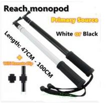 Gopro accessories Reach Telescoping Extension Pole with Clip Aluminium Monopod 45-100cm for GoPro Hero 4 hero 3/ 3+/SJ4000