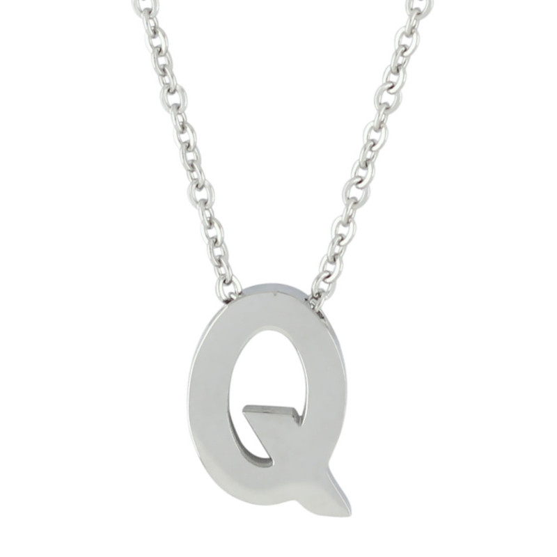 18'' Letter Alphabet Pendant Necklace - Q