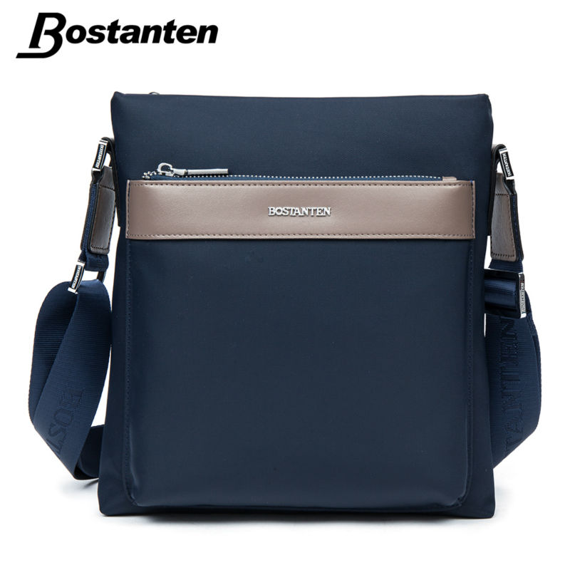 BOSTANTEN Small Mens Waterproof Nylon Messenger Bag Male Casual Shoulder Bags High Quality Brand ...