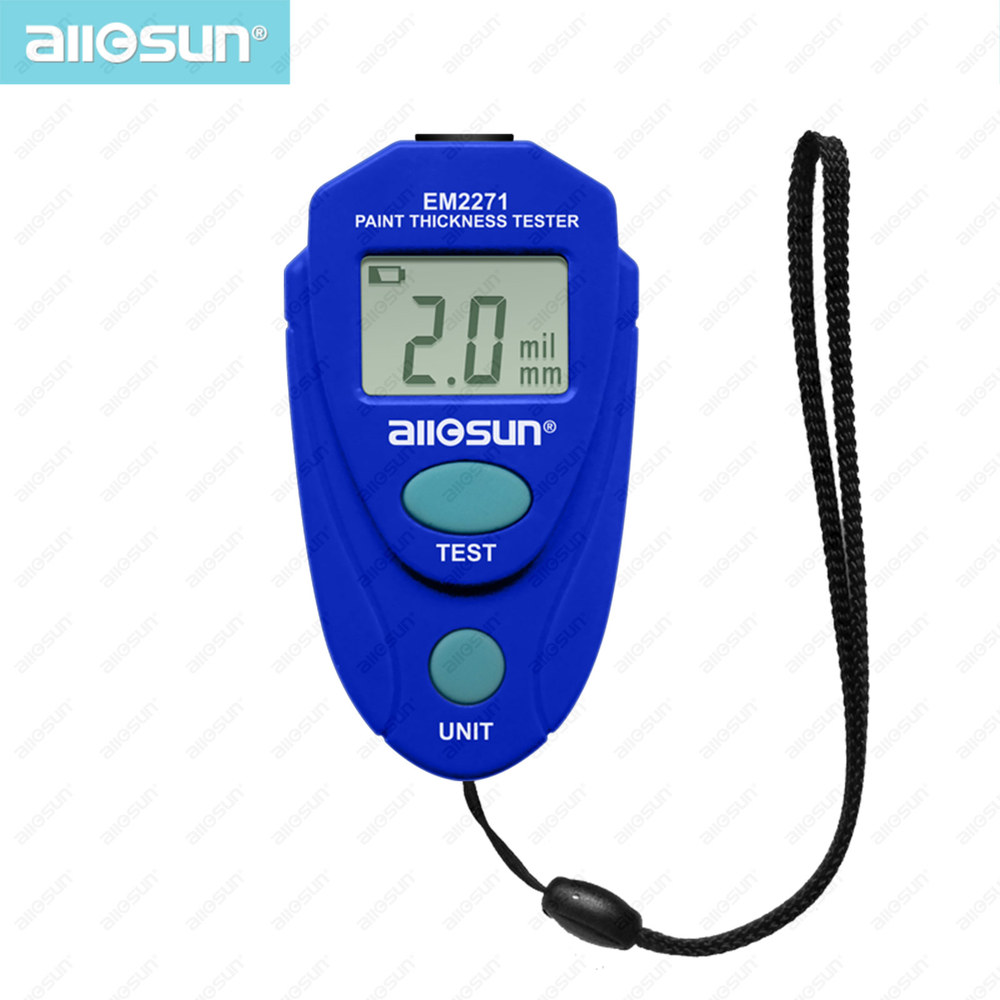 Digital Thickness Gauge Coating Meter Car Thickness Meter Russian Manual EM2271 all sun ship from EasternEurope