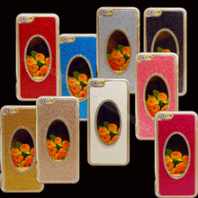 Free Shipping Hot Diamond Glitter Sparkling Bling Mirror Case For Apple iPhone 6 iPhone6 4.7” Cases Phone Shell Cover TWE EDD W