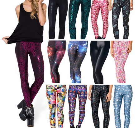 Leggings geométrico impreso